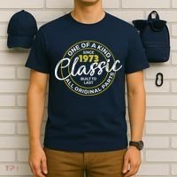 One Of A Kind Since 1973 Classic 50th Birthday T-Shirt thumb 6