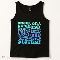 Owner Of A No Good Horrible Very Bad Digestive System Tank Top thumb 2
