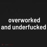 Offensive Overworked And Underfucked Funny Adult Humor Saying Ornament thumb 1