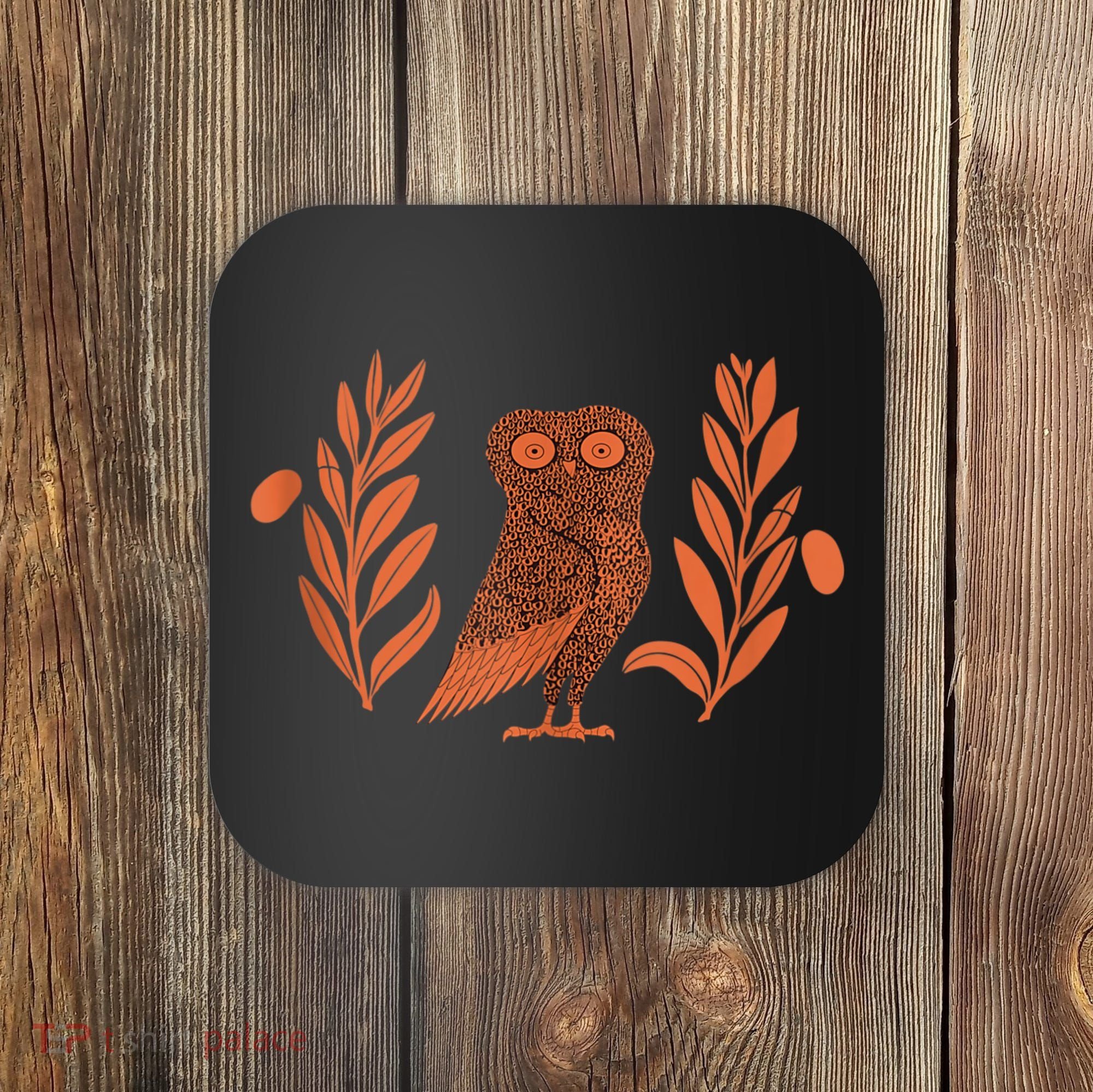 Owl Of Athena Coaster