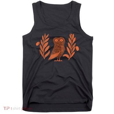 Owl Of Athena Tank Top