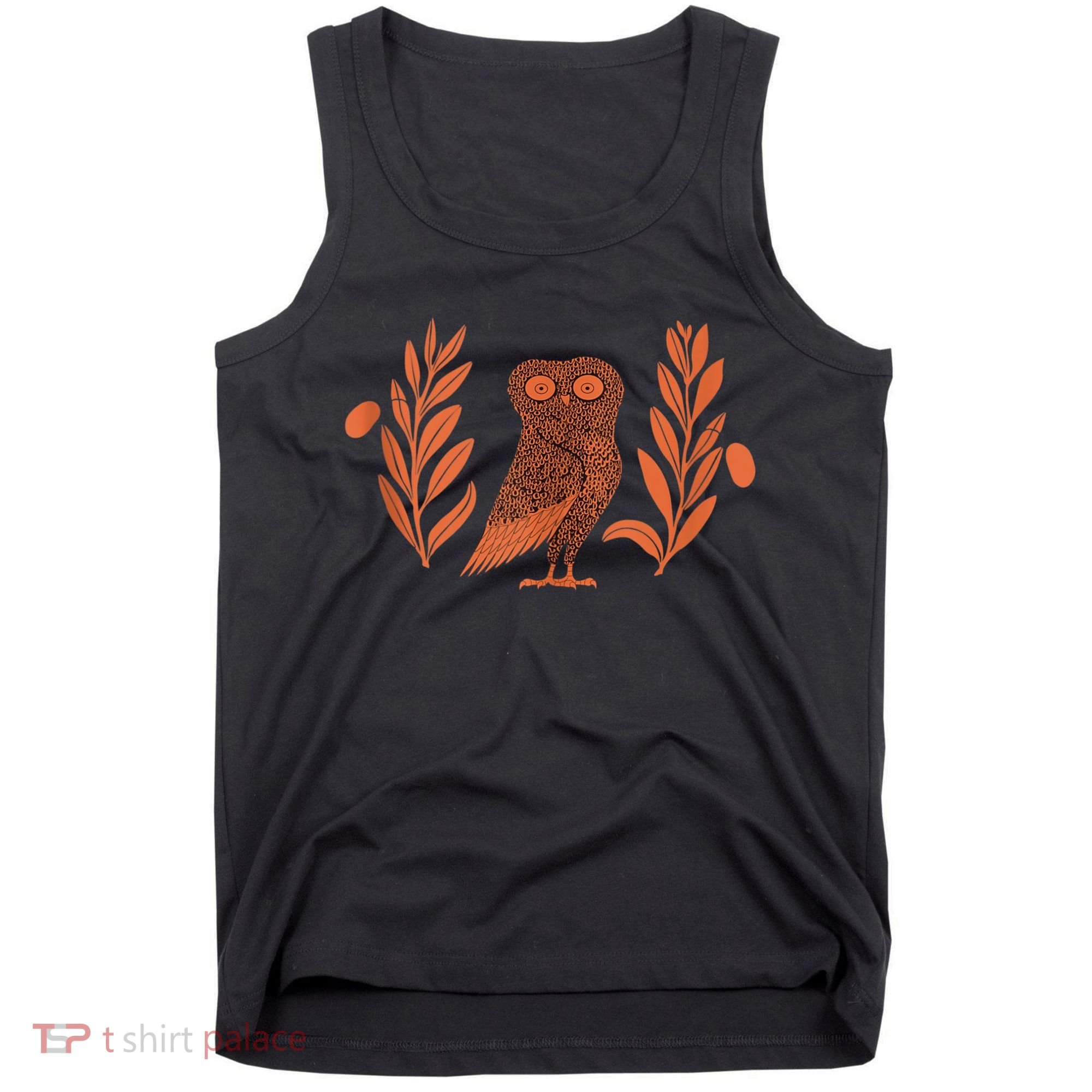 Owl Of Athena Tank Top