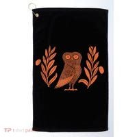 Owl Of Athena Golf Towel thumb 0