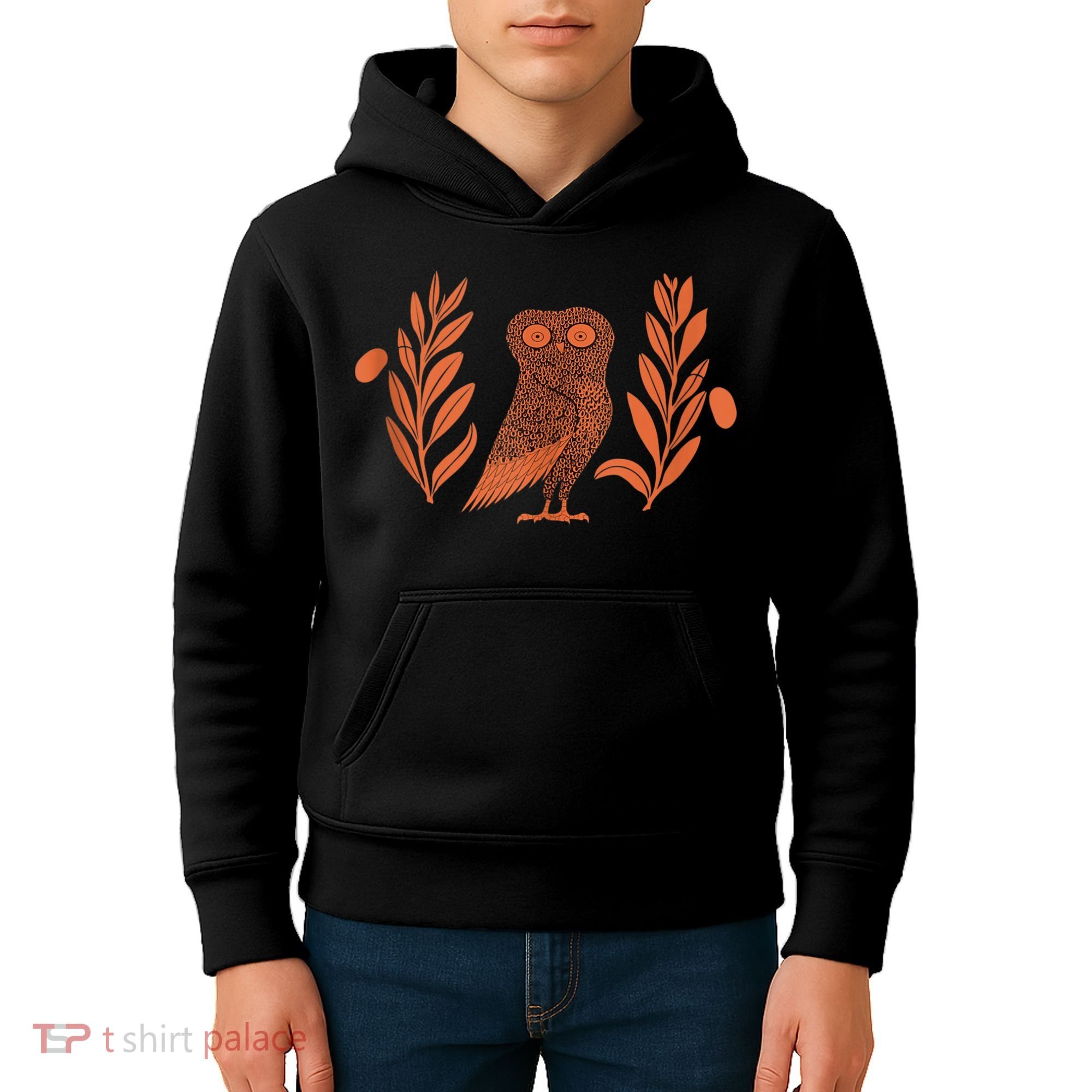 Owl Of Athena Kids Hoodie