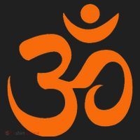 Om Omkar Aum Symbol Orange Graphic Spiritual Yoga Meditation Hat thumb 2