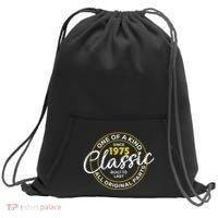 One Of A Kind Since 1975 Classic 50th Birthday Sweatshirt Cinch Pack Bag thumb 0