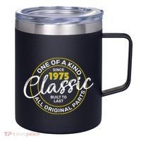 One Of A Kind Since 1975 Classic 50th Birthday 12oz Stainless Steel Coffee Mug thumb 0