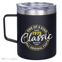 One Of A Kind Since 1975 Classic 50th Birthday 12oz Stainless Steel Coffee Mug thumb 2