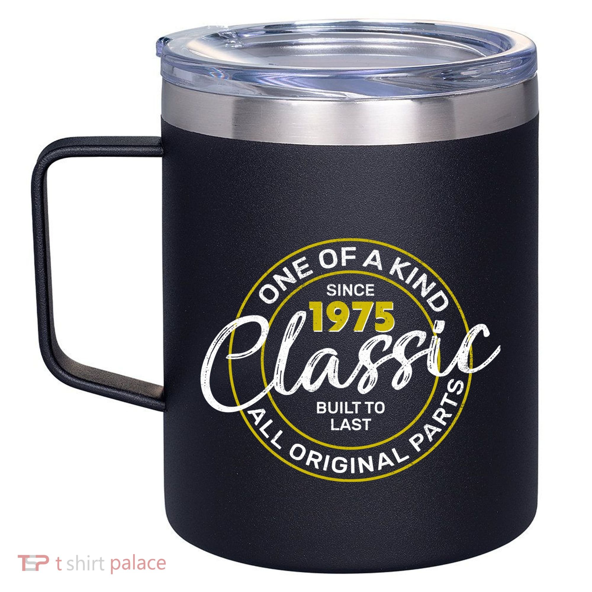 One Of A Kind Since 1975 Classic 50th Birthday 12oz Stainless Steel Coffee Mug