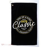 One Of A Kind Since 1975 Classic 50th Birthday Golf Towel thumb 0