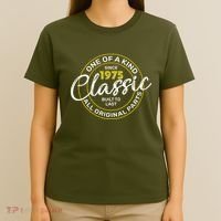 One Of A Kind Since 1975 Classic 50th Birthday T-Shirt thumb 4