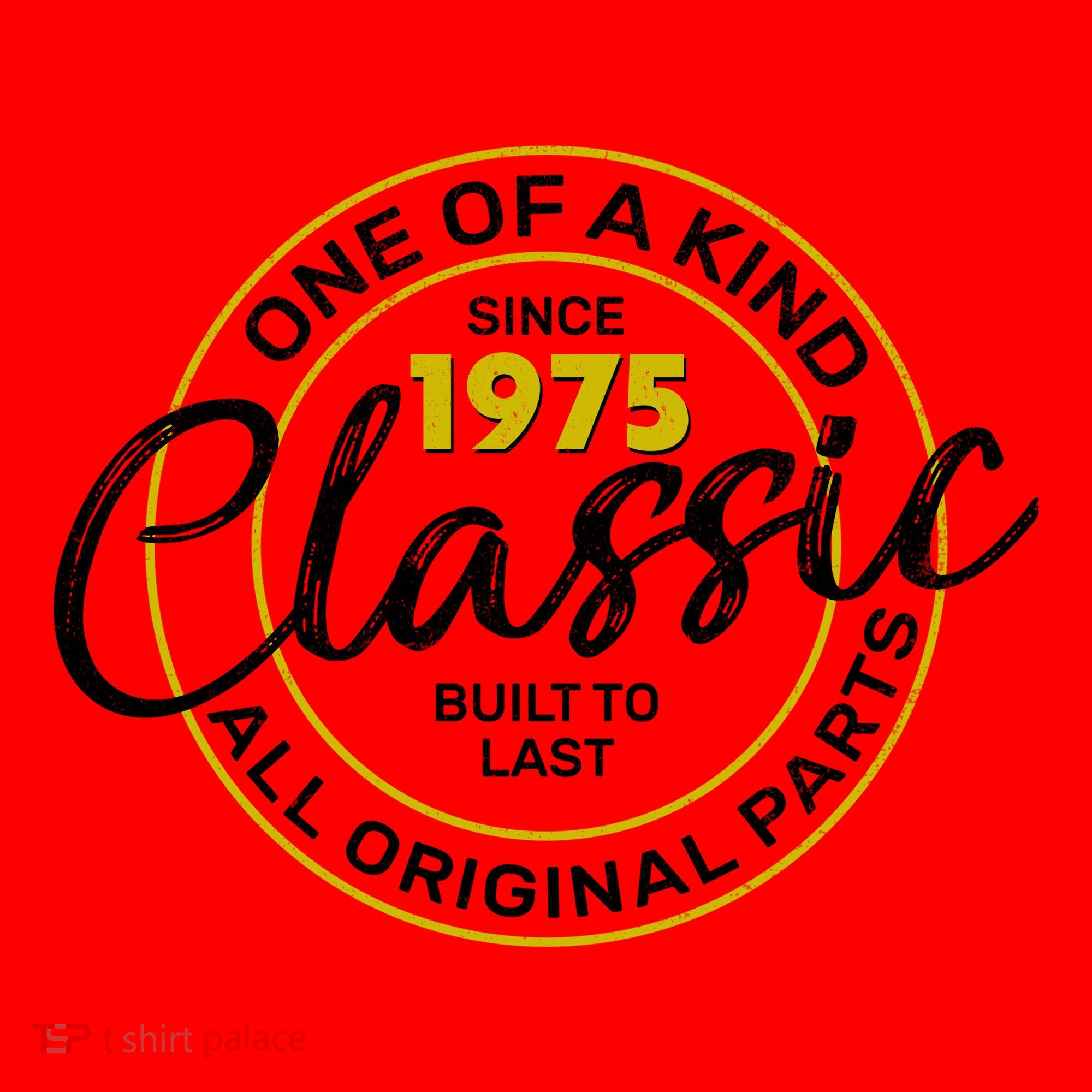 One Of A Kind Since 1975 Classic 50th Birthday Santa Hat