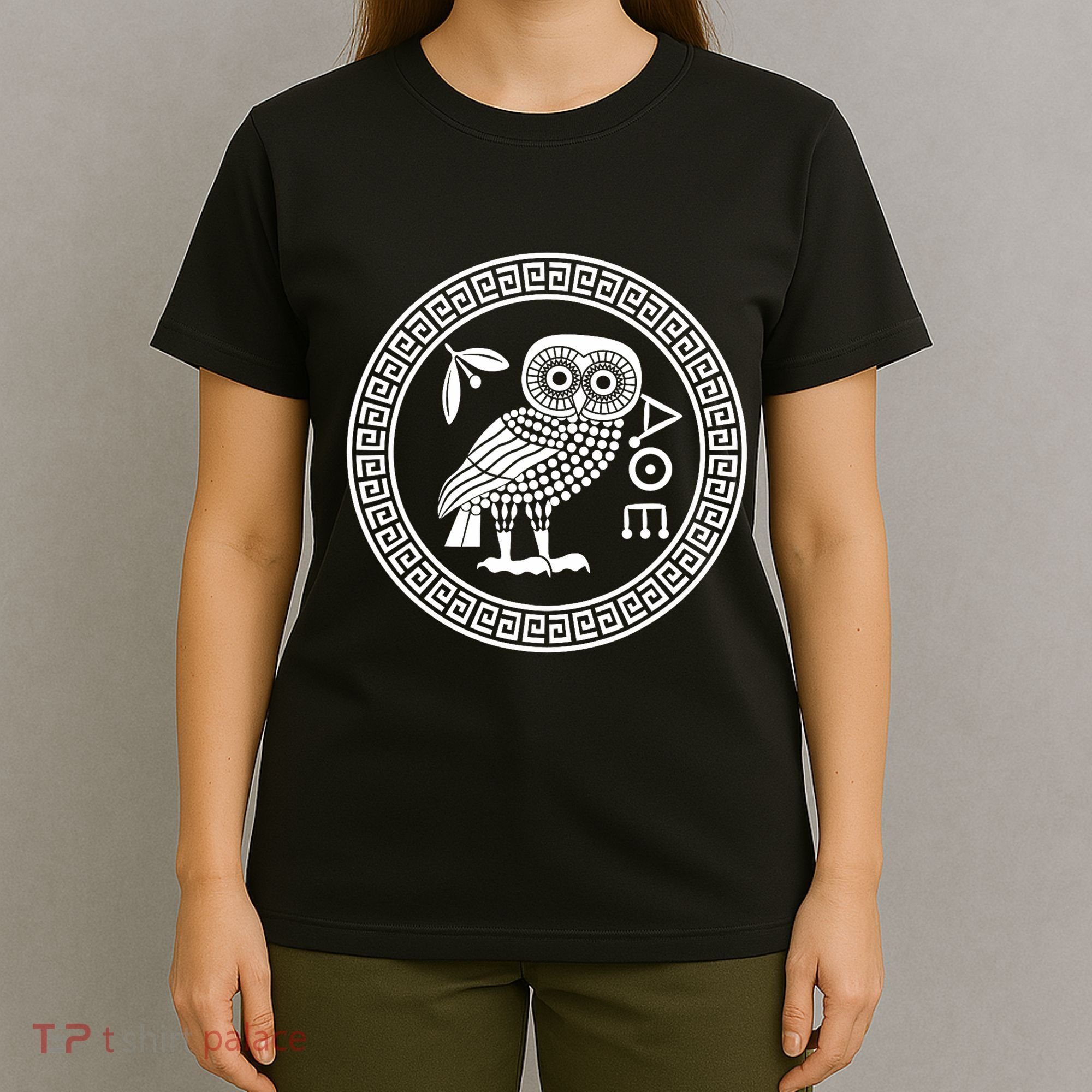 Owl Of Athena Ancient Greek Mythology Is AthenaS Owl Greece T-Shirt