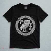 Owl Of Athena Ancient Greek Mythology Is AthenaS Owl Greece T-Shirt thumb 5