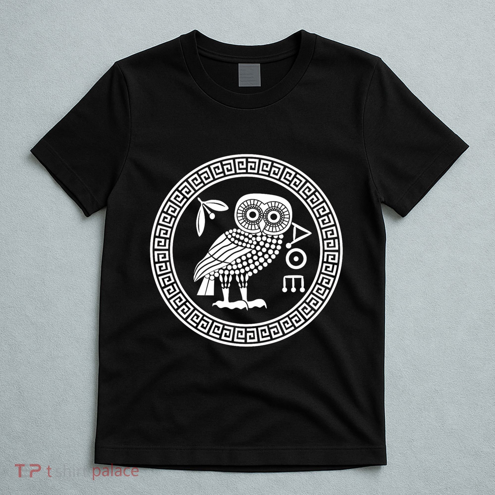 Owl Of Athena Ancient Greek Mythology Is AthenaS Owl Greece T-Shirt