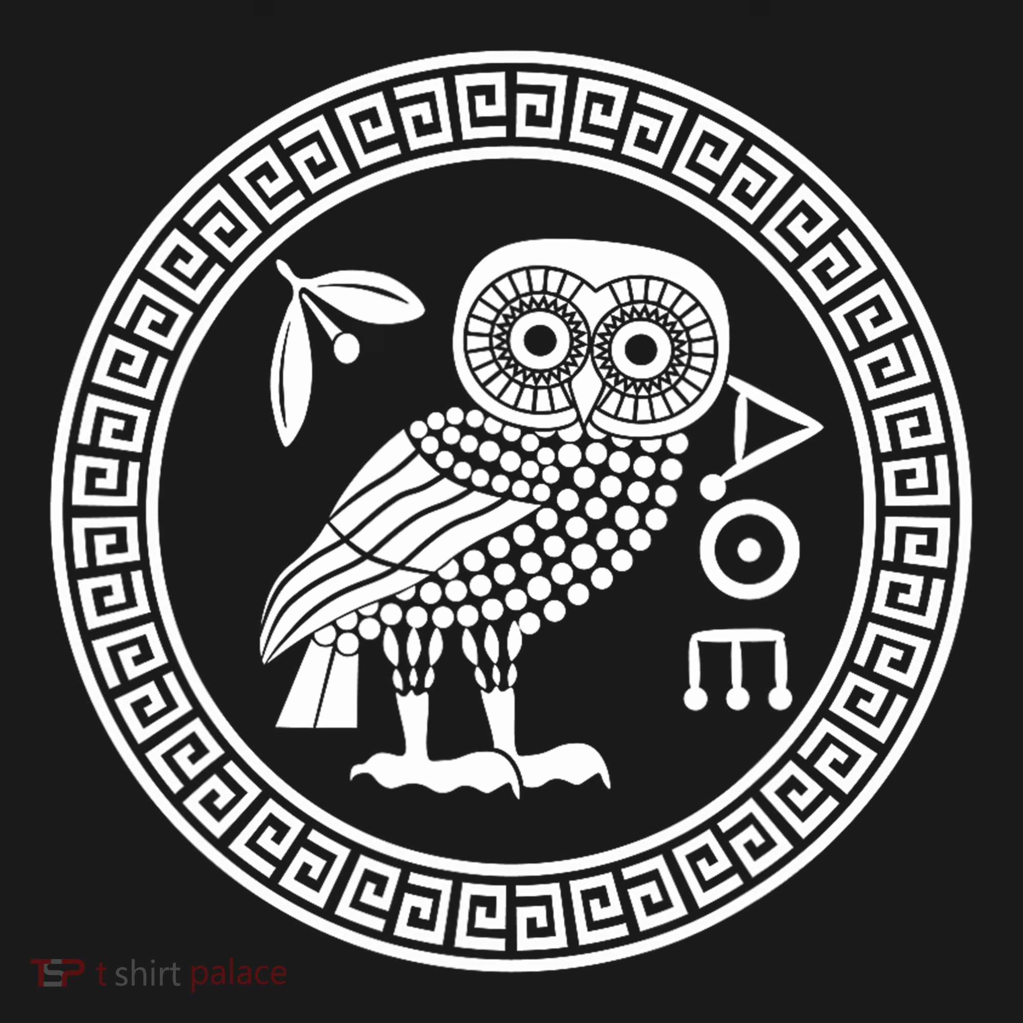 Owl Of Athena Ancient Greek Mythology Is AthenaS Owl Greece T-Shirt