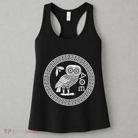 Owl Of Athena Ancient Greek Mythology Is AthenaS Owl Greece Women's Tank Top thumb 3