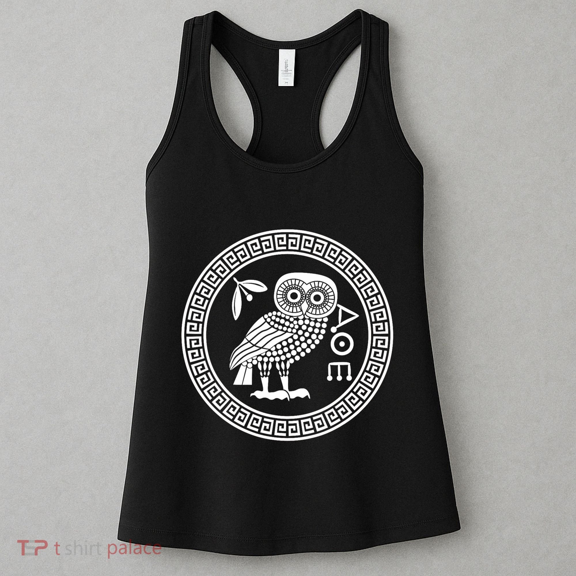 Owl Of Athena Ancient Greek Mythology Is AthenaS Owl Greece Women's Tank Top