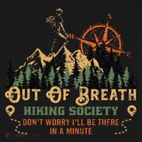 Out Of Breath Hiking Society Baby Bodysuit thumb 2