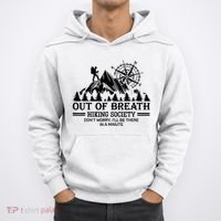 Out Of Breath Hiking Society Hoodie thumb 0
