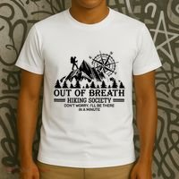 Out Of Breath Hiking Society T-Shirt thumb 3