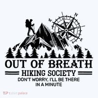 Out Of Breath Hiking Society Polo thumb 3