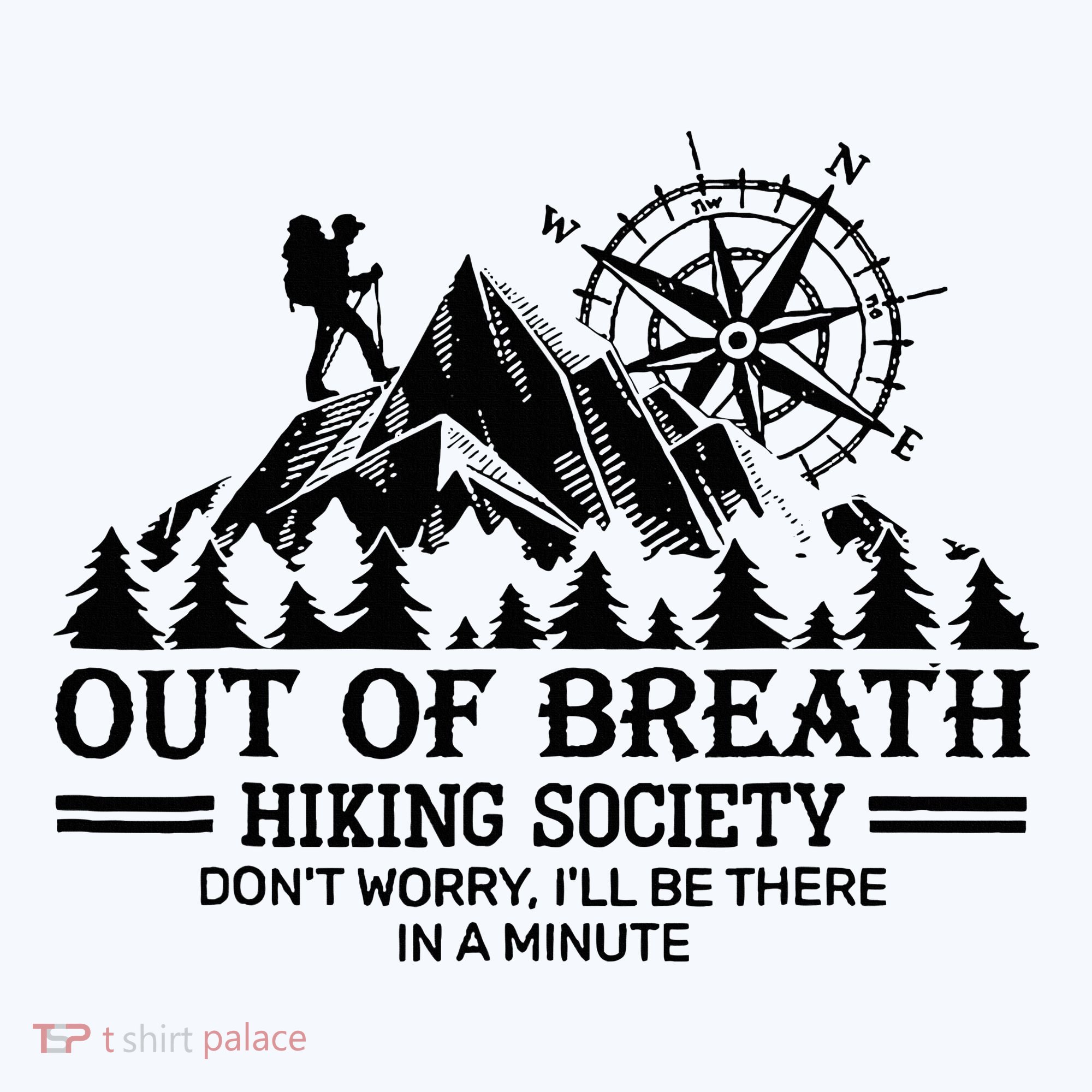 Out Of Breath Hiking Society Polo