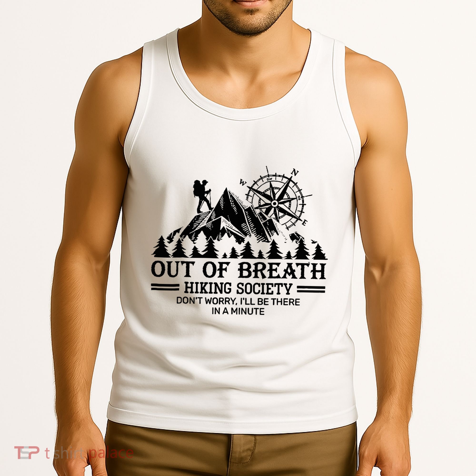 Out Of Breath Hiking Society Tank Top