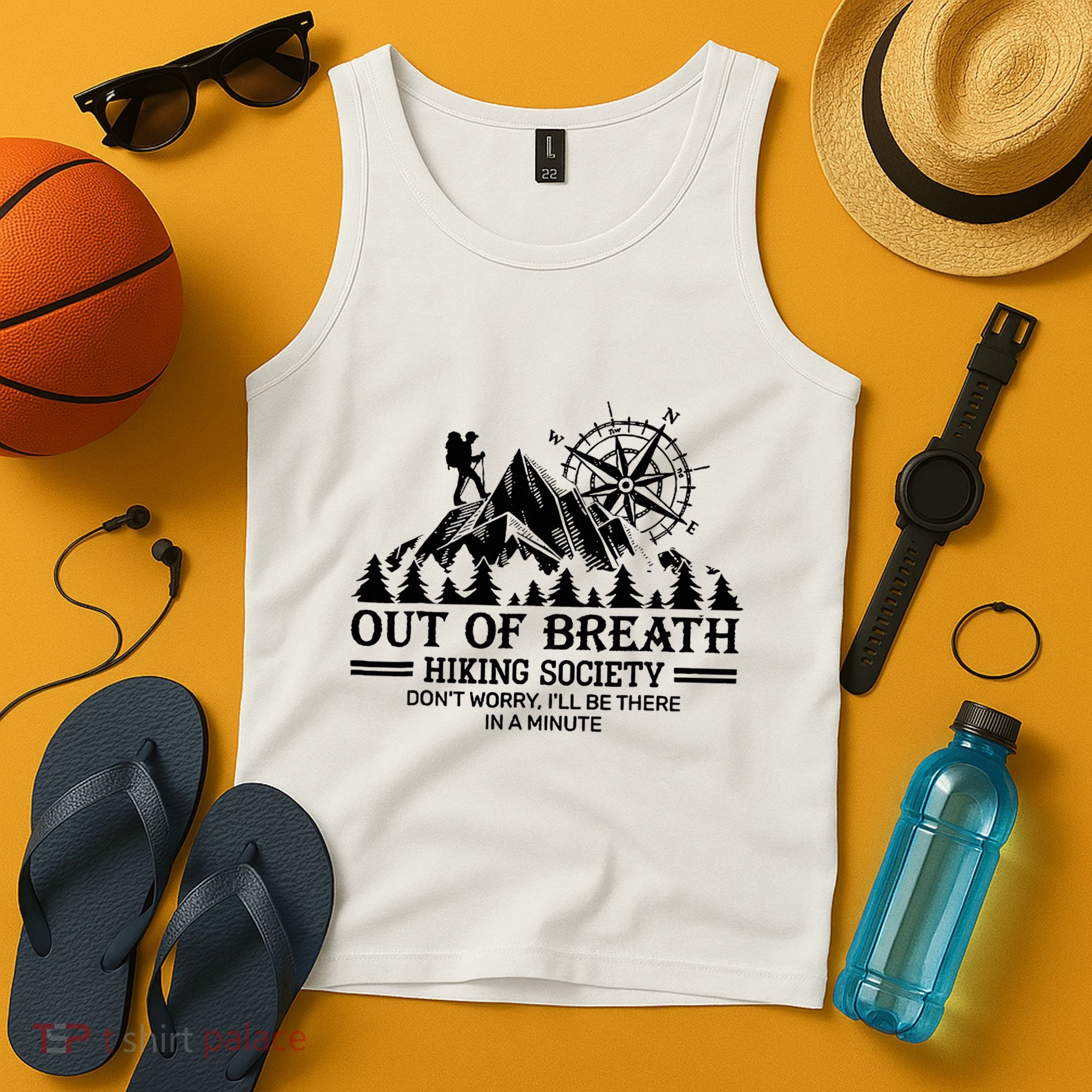Out Of Breath Hiking Society Tank Top