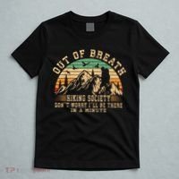 Out Of Breath Hiking Society Hiker Nature Love T-Shirt thumb 5