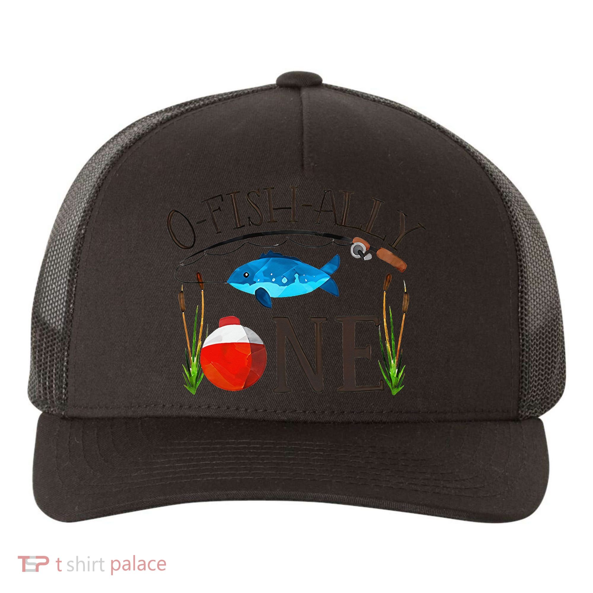 Ofishally ONE Baby O Fish Ally ONE Yupoong Adult 5-Panel Trucker Hat
