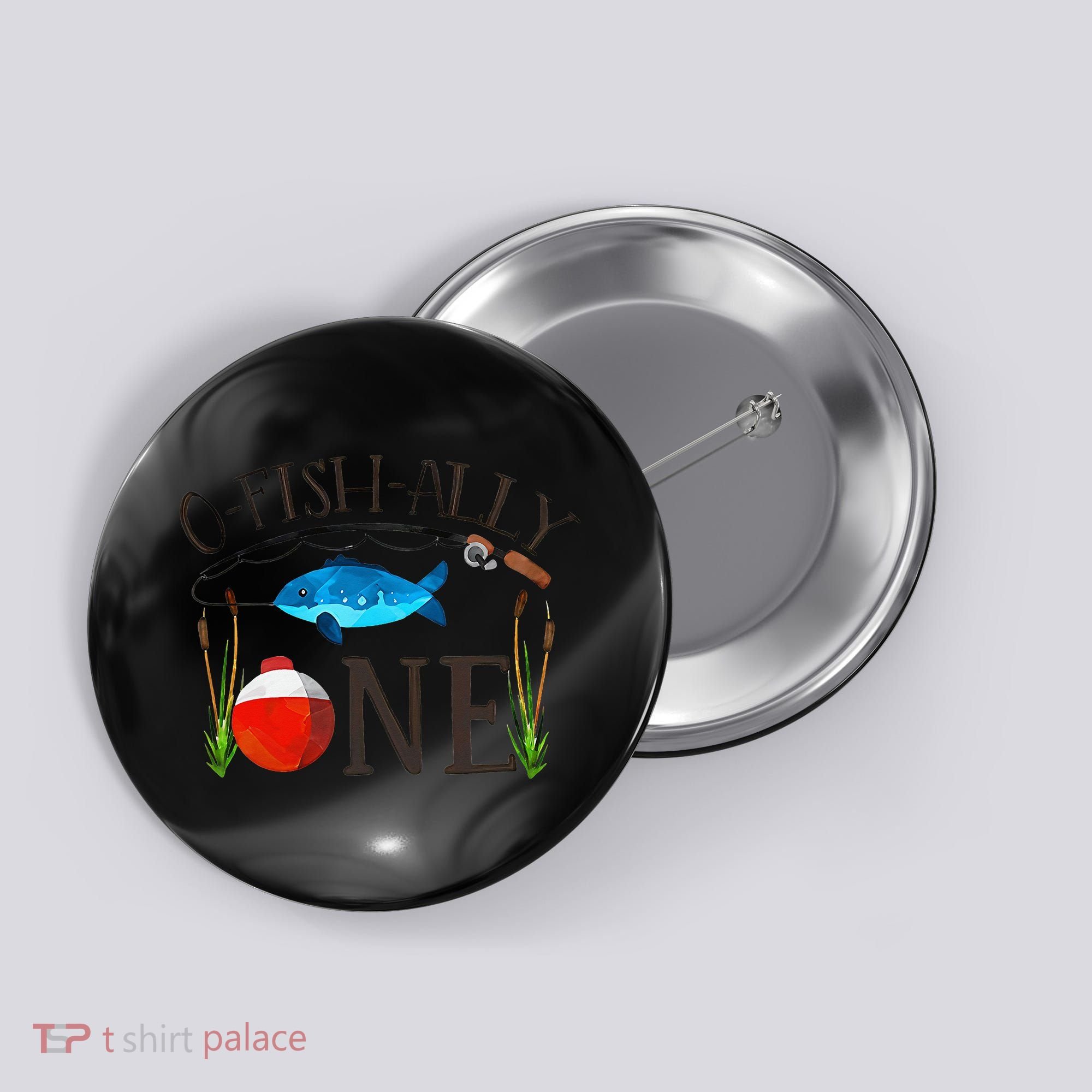 Ofishally ONE Baby O Fish Ally ONE Button