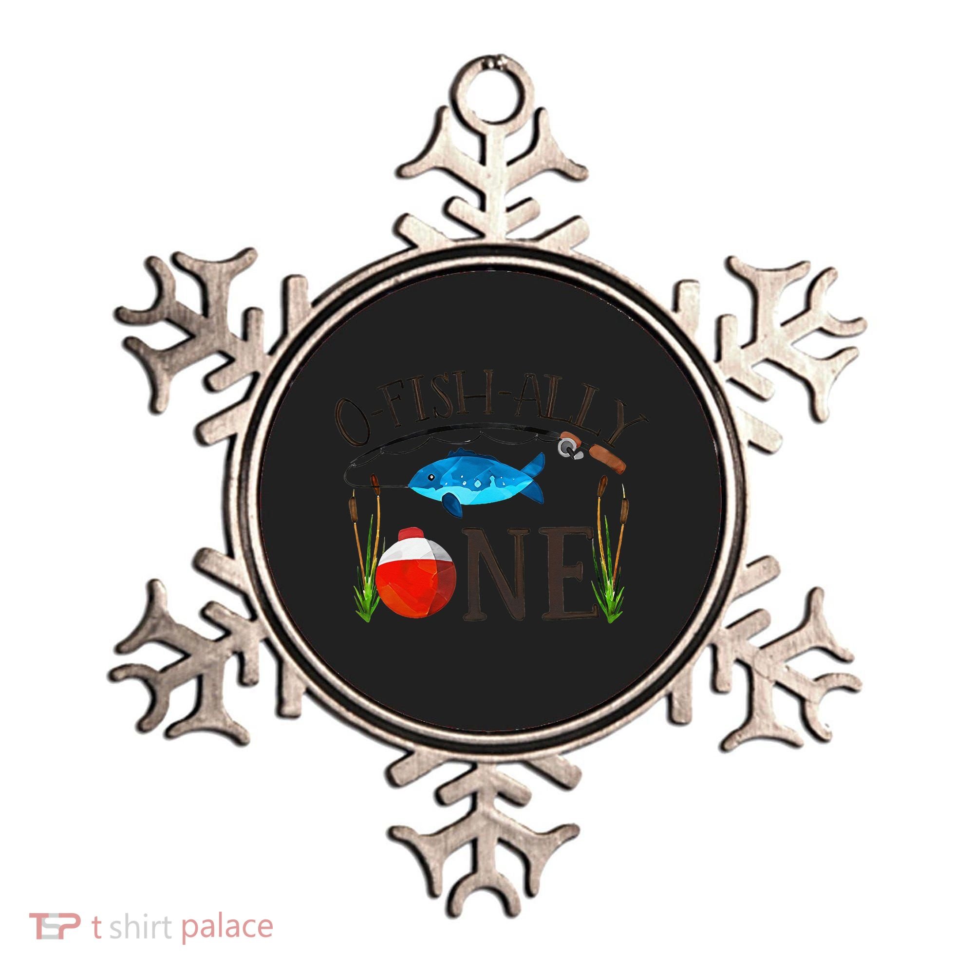 Ofishally ONE Baby O Fish Ally ONE Ornament