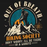 Out Of Breath Hiking Society Women's Hoodie thumb 2