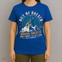 Out Of Breath Hiking Society T-Shirt thumb 4