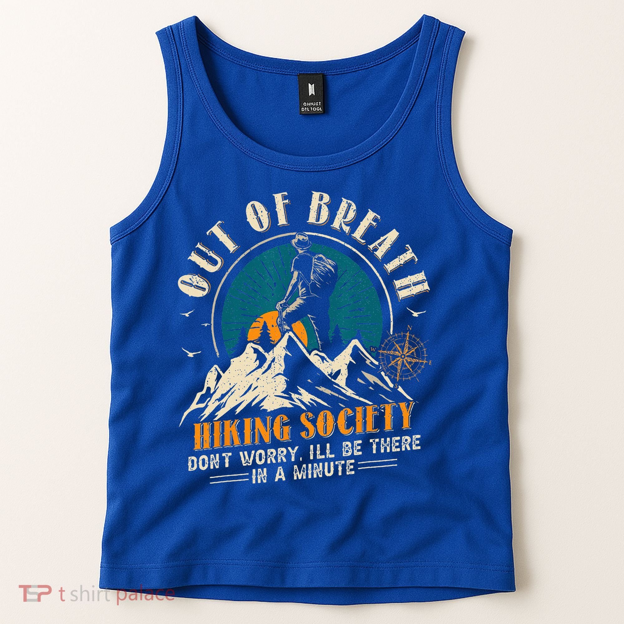Out Of Breath Hiking Society Tank Top