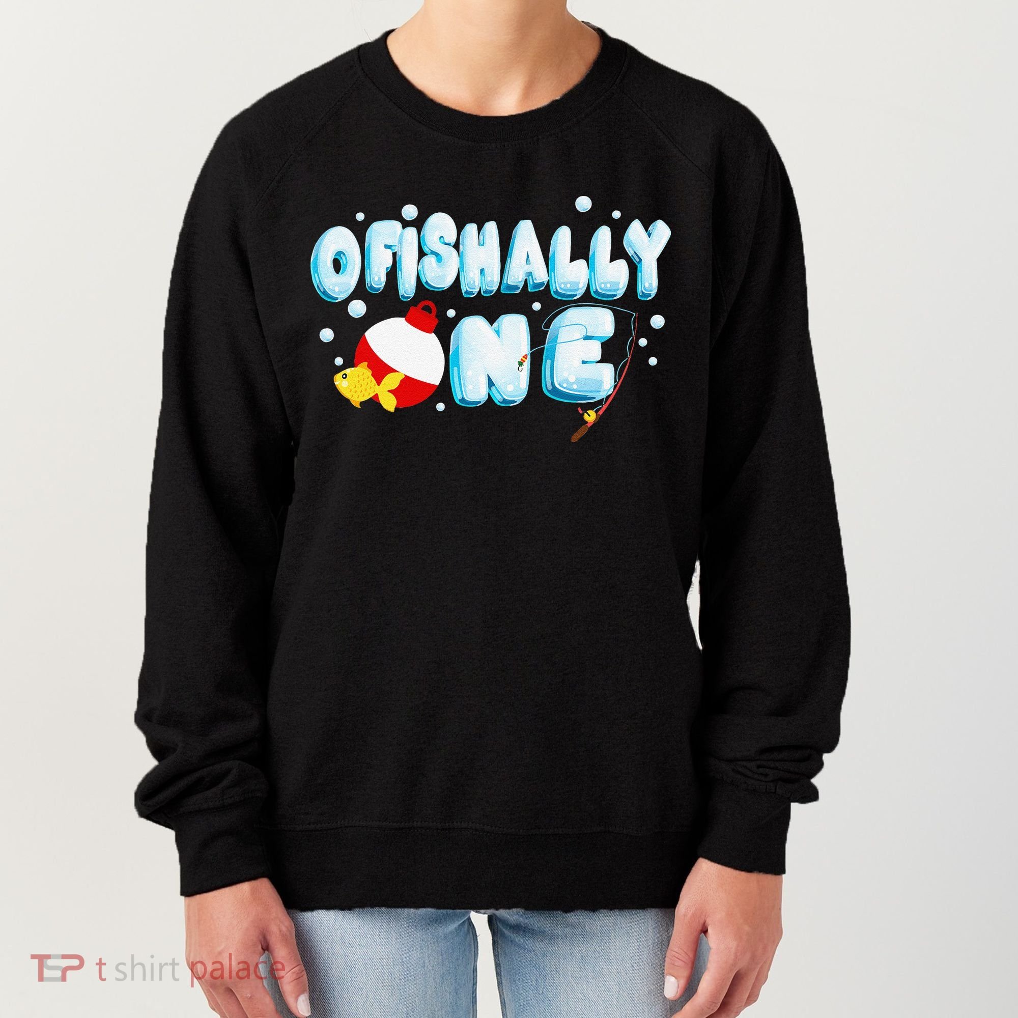 Ofishally One Birthday Outfit For Fish Lover Women's Sweatshirt