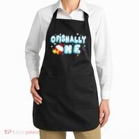 Ofishally One Birthday Outfit For Fish Lover Apron thumb 2