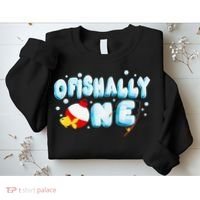 Ofishally One Birthday Outfit For Fish Lover Sweatshirt thumb 2