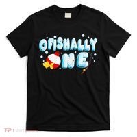 Ofishally One Birthday Outfit For Fish Lover T-Shirt thumb 0
