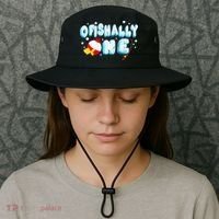 Ofishally One Birthday Outfit For Fish Lover Bucket Hat thumb 3