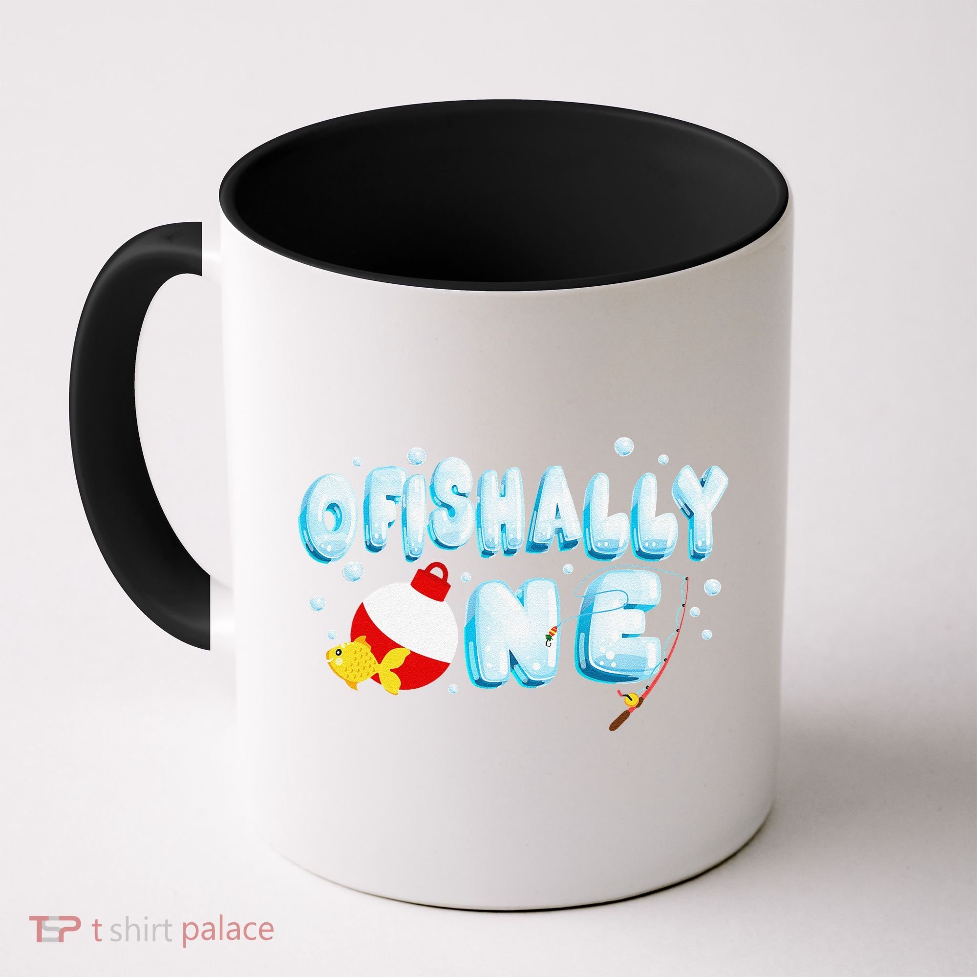 Ofishally One Birthday Outfit For Fish Lover Coffee Mug