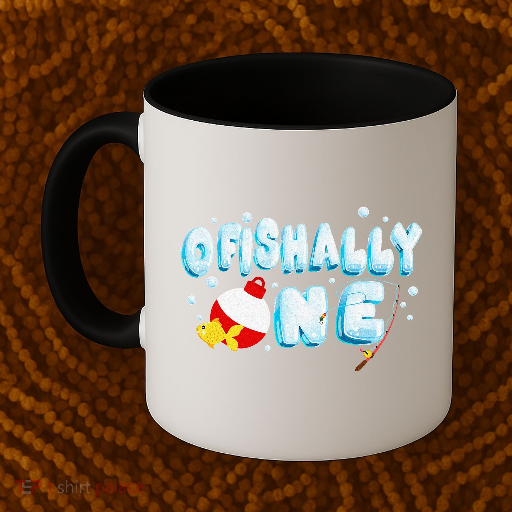 Ofishally One Birthday Outfit For Fish Lover Coffee Mug