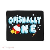 Ofishally One Birthday Outfit For Fish Lover Mousepad thumb 0