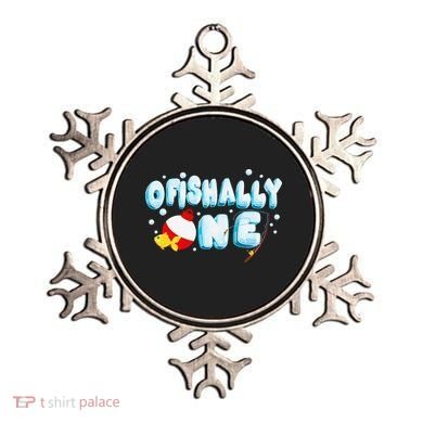 Ofishally One Birthday Outfit For Fish Lover Ornament