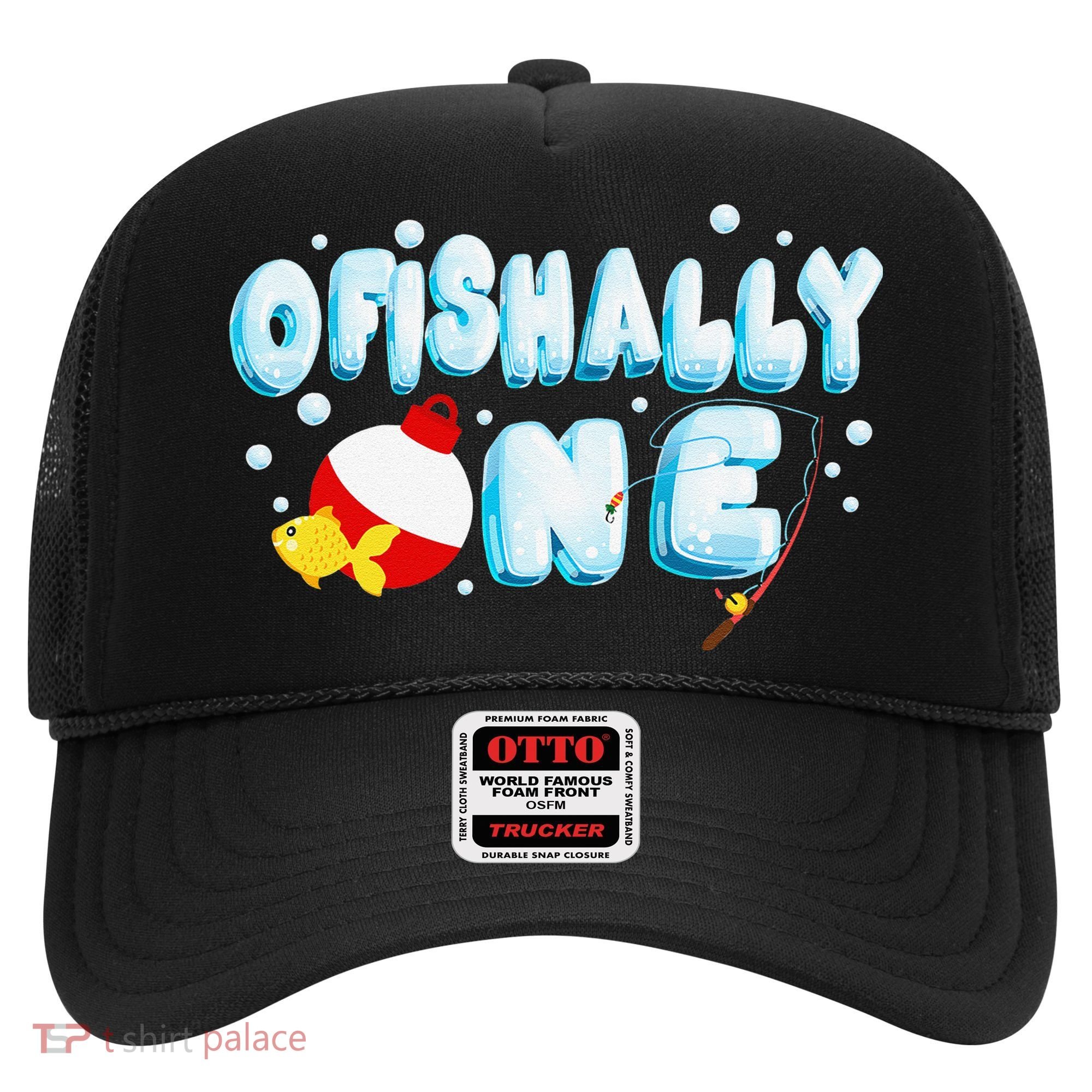 Ofishally One Birthday Outfit For Fish Lover Hat