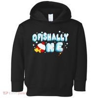 Ofishally One Birthday Outfit For Fish Lover Toddler Hoodie thumb 0