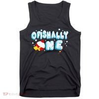 Ofishally One Birthday Outfit For Fish Lover Tank Top thumb 0