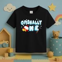 Ofishally One Birthday Outfit For Fish Lover Toddler T-Shirt thumb 3