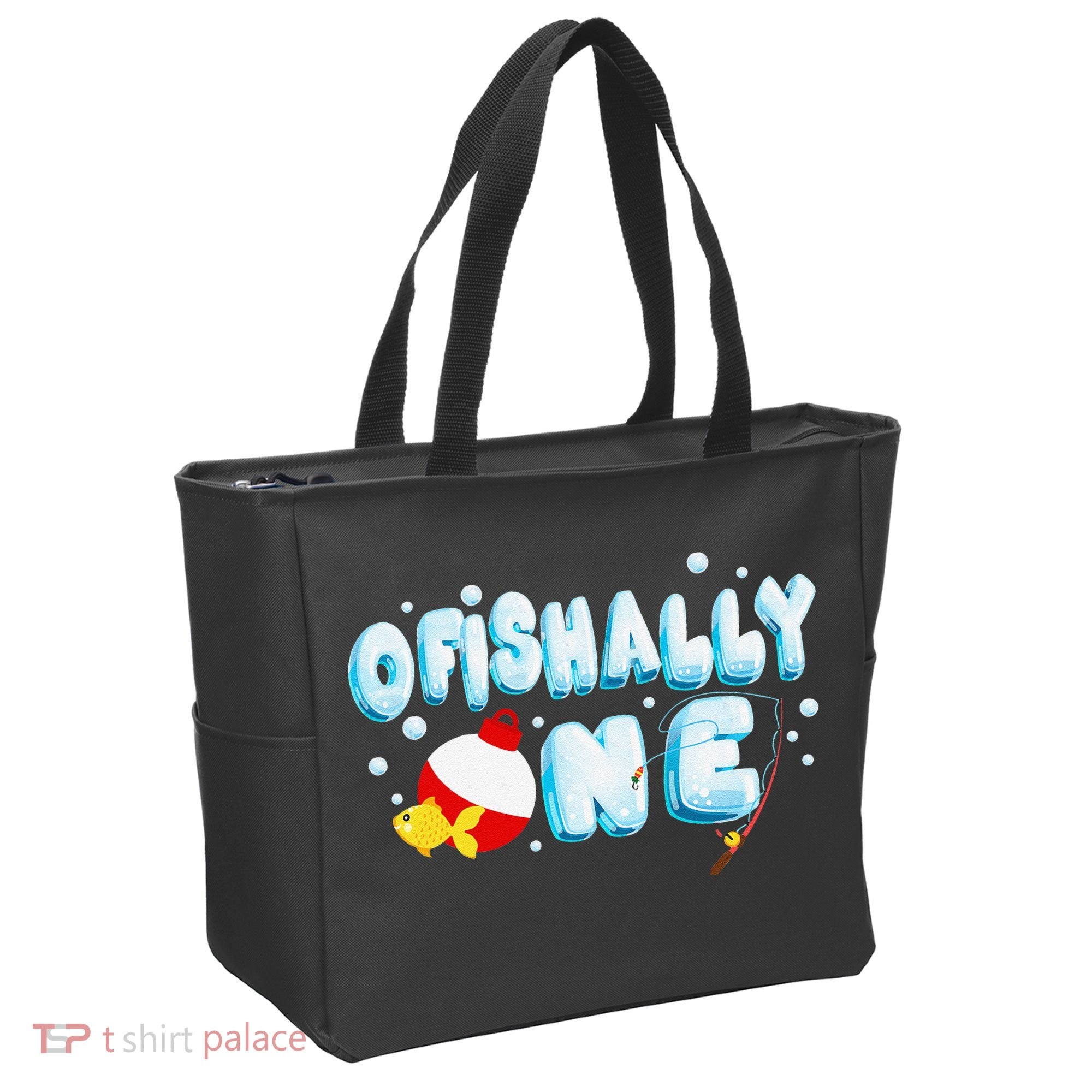 Ofishally One Birthday Outfit For Fish Lover Tote Bag